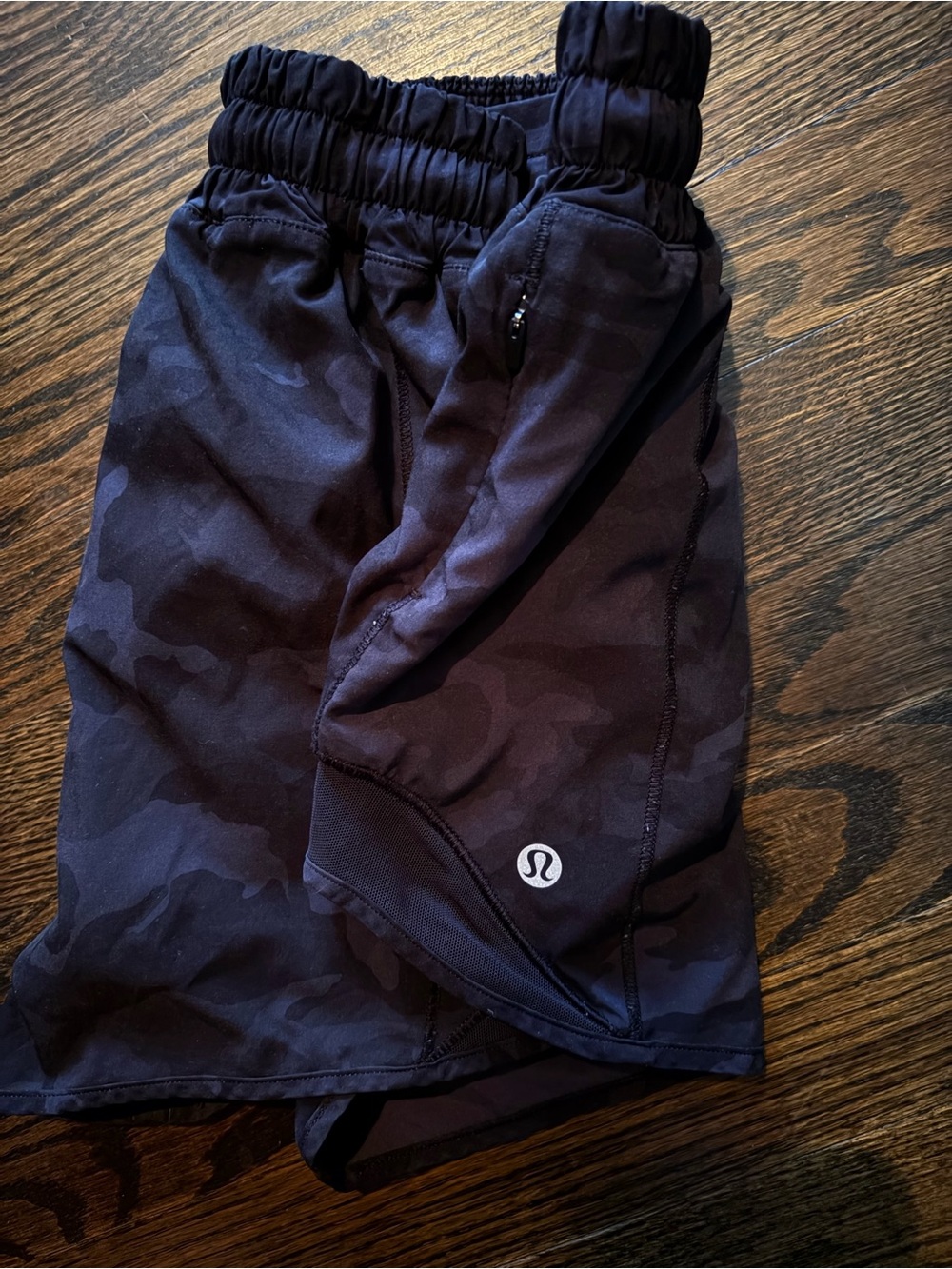 lululemon athletica Men's Black Camo Athletic Shorts